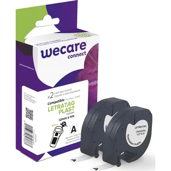 Páska DYMO S0721530 Black/Transparent 2 x 12mm x 4m kompatibilní WECARE