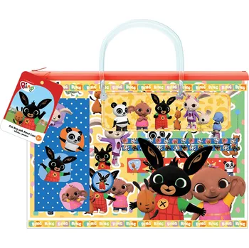 omalovánky JIRI MODELS Zábavná taštička s penálem králíček Bing | AS268