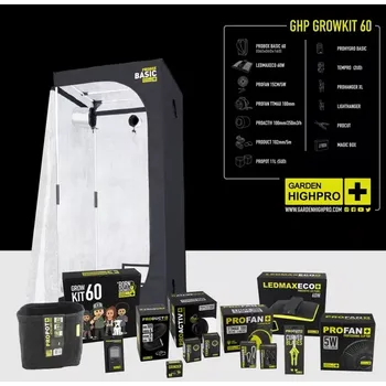 Pěstební box GARDEN HIGH PRO GROWKIT 60 - Pěstební komplet 60x60x160cm (Tato komplexní sada byla pečlivě navržena tak, aby nabízela vše, co potřebujete pro pěstování rostlin v malých prostorách. Ať už jste zkušený nadšenec, nebo nováček ve světě pěstování v interiéru,