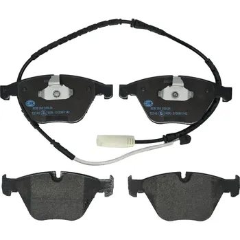 Brzdová destička Sada brzdových destiček, kotoučová brzda HELLA 8DB 355 039-241