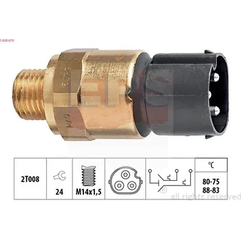 Chladič motoru Teplotní spínač, větrák chladiče EPS 1.850.679