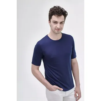 Pánské tričko Pánské tričko Merino Basic 140 Modrá S