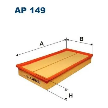 Filtr do auta Vzduchový filtr FILTRON AP 149