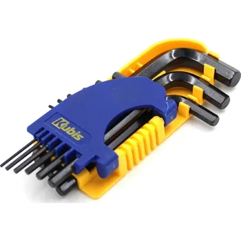 Klíč Šestihranné klíče sada IMBUS 9 ks, 1.5, 2, 2.5, 3, 4, 5, 6, 8, 10 mm , CrV | 02-08-9009