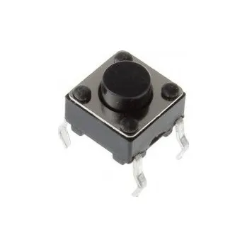 vypínač 1-pólový spínací mikrospínač (6 x 6 x 4,5mm)