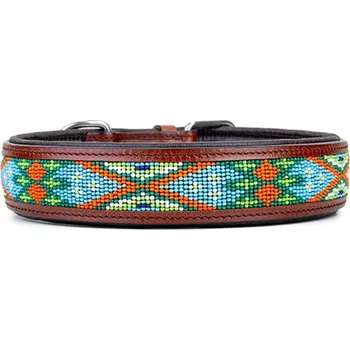 Obojek pro psa Kay-line kožený obojek Amir vel. 55 (40-47 cm)