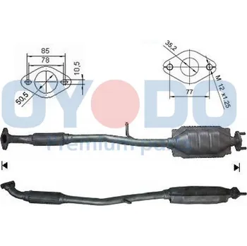 Katalyzátor Katalyzátor Oyodo 10N0154-OYO