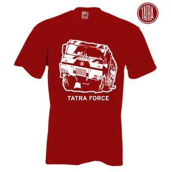Pánské tričko Tatra tričko pánské TATRA FORCE hasič červené XL