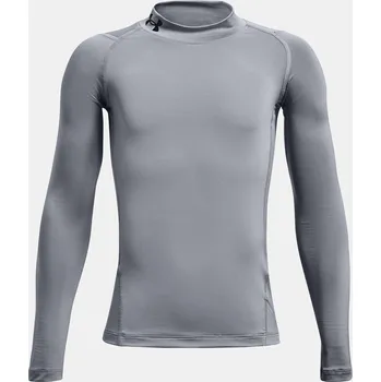 Chlapecké tričko Chlapecké tričko Under Armour UA HG Armour Mock LS 1369477-035 Šedá YSM