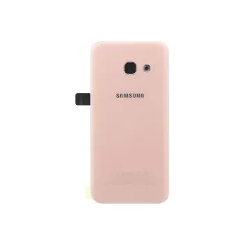 Náhradní díl pro mobilní telefon Kryt Samsung A320 Galaxy A3 2017 zadní růžový - Samsung Galaxy A3 2017 A320 - zadní kryt baterie - růžový