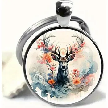 Přívěsek na klíče s jelenem