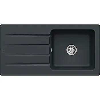 Keramický dřez Keramický dřez Villeroy & Boch Architectura 60, 336001R7, Pure Black 336001R7