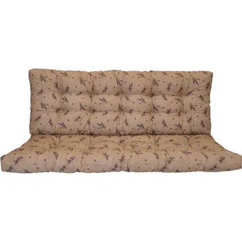 Polstr na zahradní houpačku 140 cm - látka levandule