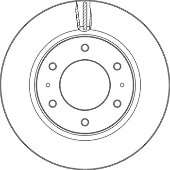 Brzdový kotouč Brzdový kotouč TRW DF6992S