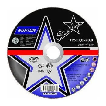 Brusný kotouč Norton Clipper brusný kotouč Starline Metal A 24 Q-BF27 180 x 22,23 x 6,0 mm (66252837268)