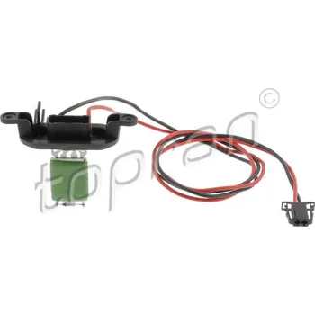 Ventilátor topení a klimatizace Odpor, vnitřní tlakový ventilátor TOPRAN 702 818