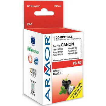 Cartridge Canon PG-50 - PG50 kompatibilní černá Armor