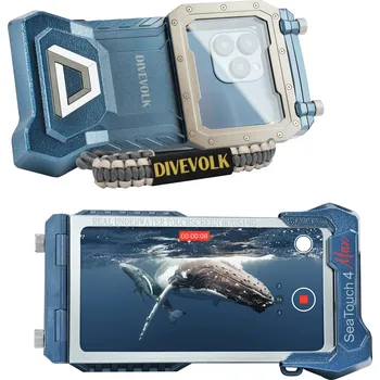 Podvodní pouzdro Podvodní pouzdro Divevolk SeaTouch 4 Max – modrá