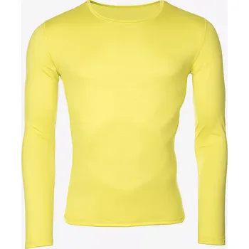 Pánské tričko Pánské funkční triko Merino 140 dlouhý rukáv Žlutá XXXL