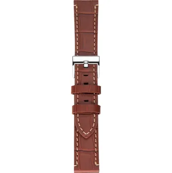 Řemínek na hodinky Kožený řemínek na hodinky 22 mm hnědý