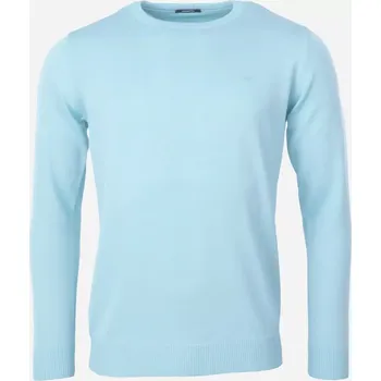 Pánský svetr Pánský vlněný svetr Merino Blend Tyrkysová XL