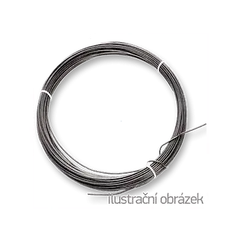 Vázací drát Vazací drát 2,0 mm černý, měkký, žíhaný - svitky 5 kg