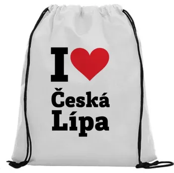 Vak na záda - I love Česká Lípa Bílá