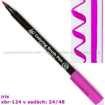 sakura xbr124 Štětcové pero Koi Akvarel Coloring Brush pen - Iris
