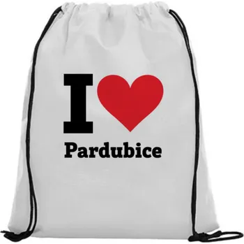Vak na záda - I love Pardubice Zelená