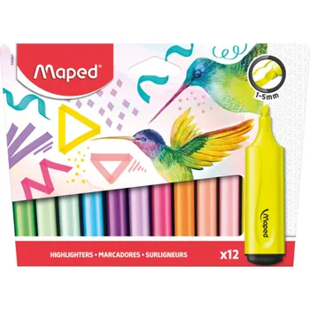 Zvýrazňovač Zvýrazňovače MAPED Fluo'Peps - 12 barev - 0063/9740901