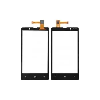 Nokia Lumia 820 - Černá dotyková vrstva, dotykové sklo, dotyková deska + flex