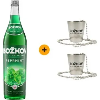 Likér Výhodný balíček 3L Božkov Peprmint a panáci k tomu