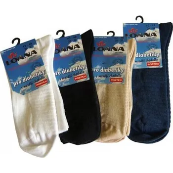 Dámské ponožky Ponožky pro diabetiky s masáží chodidla Barva: béžová, Velikost: 23|25