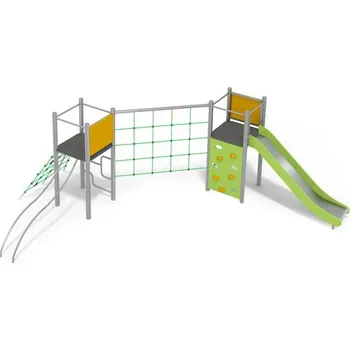 Dětské hřiště Playground System Dětské hřiště z nerezu se skluzavkou 11627