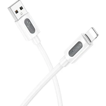 Datový kabel Borofone BX114 Structure USB-A - Lightning 2.4A 1m bílý