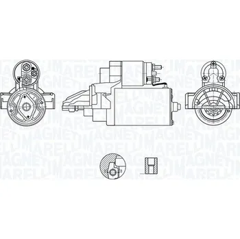 Autoelektrika Startér MAGNETI MARELLI 063721421010
