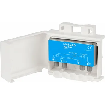 Anténní zesilovač Alcad Alcad MM-307 stožárový spínač 2xUHF + VHF/FM