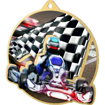 Poháry Bauer Kovová medaile MDM01M49 | Motokáry