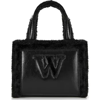 Kabelka Dámská kabelka z ekologické kůže zdobena kožešinou | WITTCHEN | 99-4Y-215-1