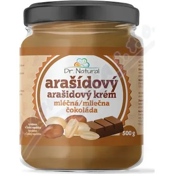 Dr.Natural Arašídový krém s mléčnou čokoládou 500g