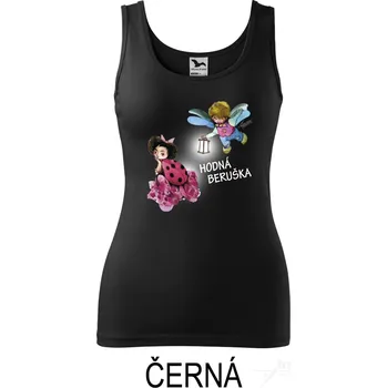 Dámské tričko Tílko dámské, Hodná beruška Barva: Černá, Velikost: XL