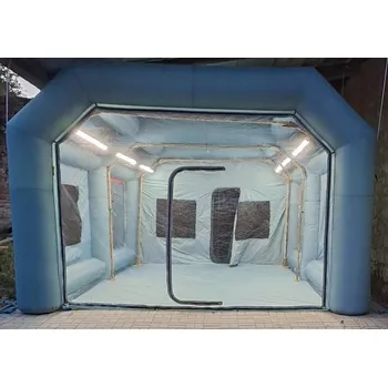 Nafukovací mobilní lakovna , stříkací stan 8 x 4 x 3 m