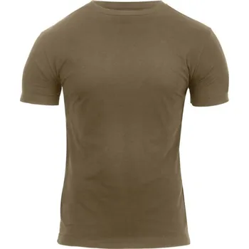Pánská móda ROTHCO Triko ATHLETIC FIT US COYOTE BROWN XXL COYOTE BROWN