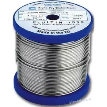 Chemie Pájka FLUITIN 1532 0,75mm 1kg 60%Sn 38%Pb 2%Cu cívka