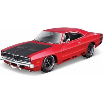 autíčko Maisto Dodge Charger R/T 1969 Classic Muscle 1:25 červená