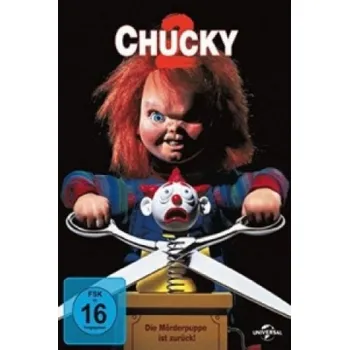 DVD film Chucky 2, 1 DVD, 1 DVD-Video: USA. USA – John Lafia,Alex Vincent,Jenny Agutter,Gerrit Graham,Christine Elise,Brad Dourif,Grace Zabriskie,Peter Haskell,Beth Grant,Greg Germann (DE)