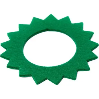 Vánoční dekorace MOTOMAX, s.r.o. Dečka/filc víčka nádrže -zelená hvězda *M