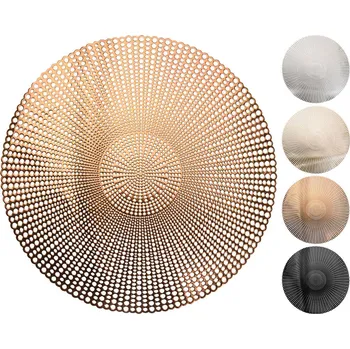 prostírání Prostírání plastové, KULATÉ pr.41cm, lesk - mix variant či barev - VÝPRODEJ