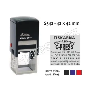 Razítko Shiny S-542 komplet