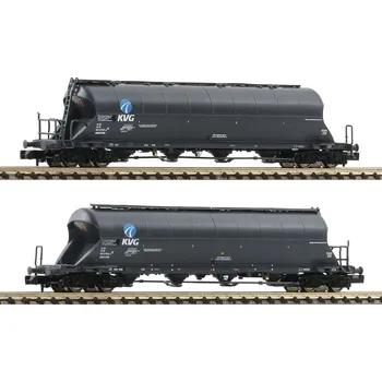 Modelová železnice N - set 2 vozů na sypké hmoty VTG černé / Fleischmann 849002